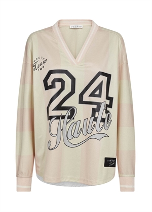 Haute 24 stripe bluse Iced Rose/Pearl HAUTE L\'AMITIÈ